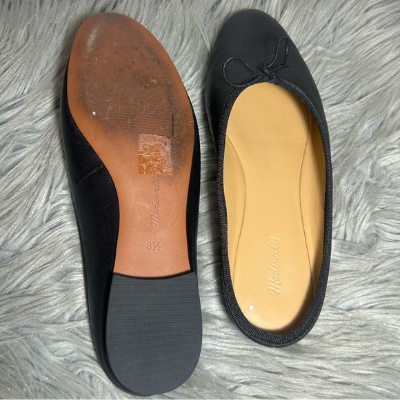 Madewell The April Ballet Flat Mule Classic Black Women's Loafers Size 8.5 - Picture 12 of 14